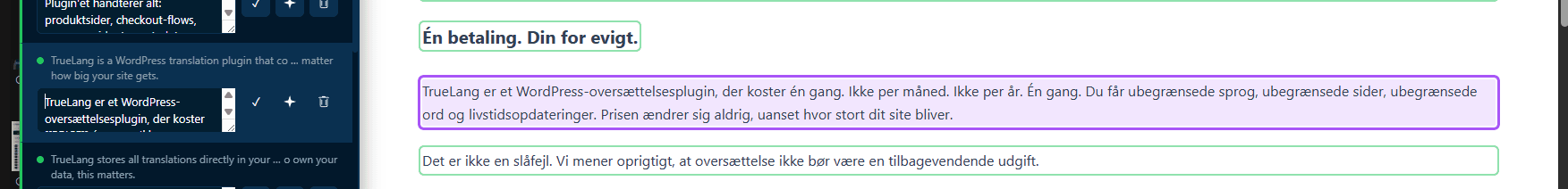 Selecteer een segment